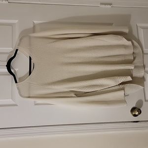 Fashion to Figure Cream Sweater Plus Size Size 2